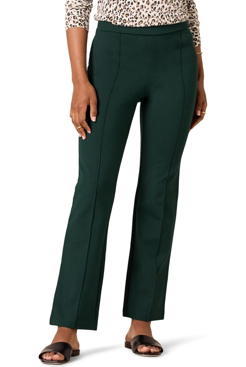 Forest Green Casual Slacks