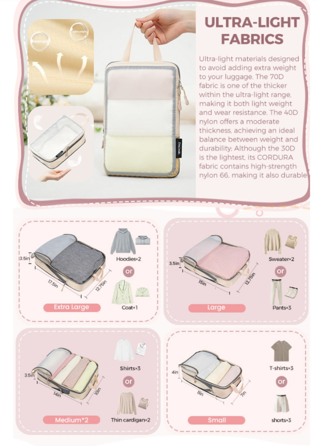 Compact Travel Bags