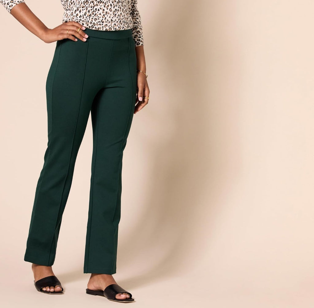 Forest Green Casual Slacks