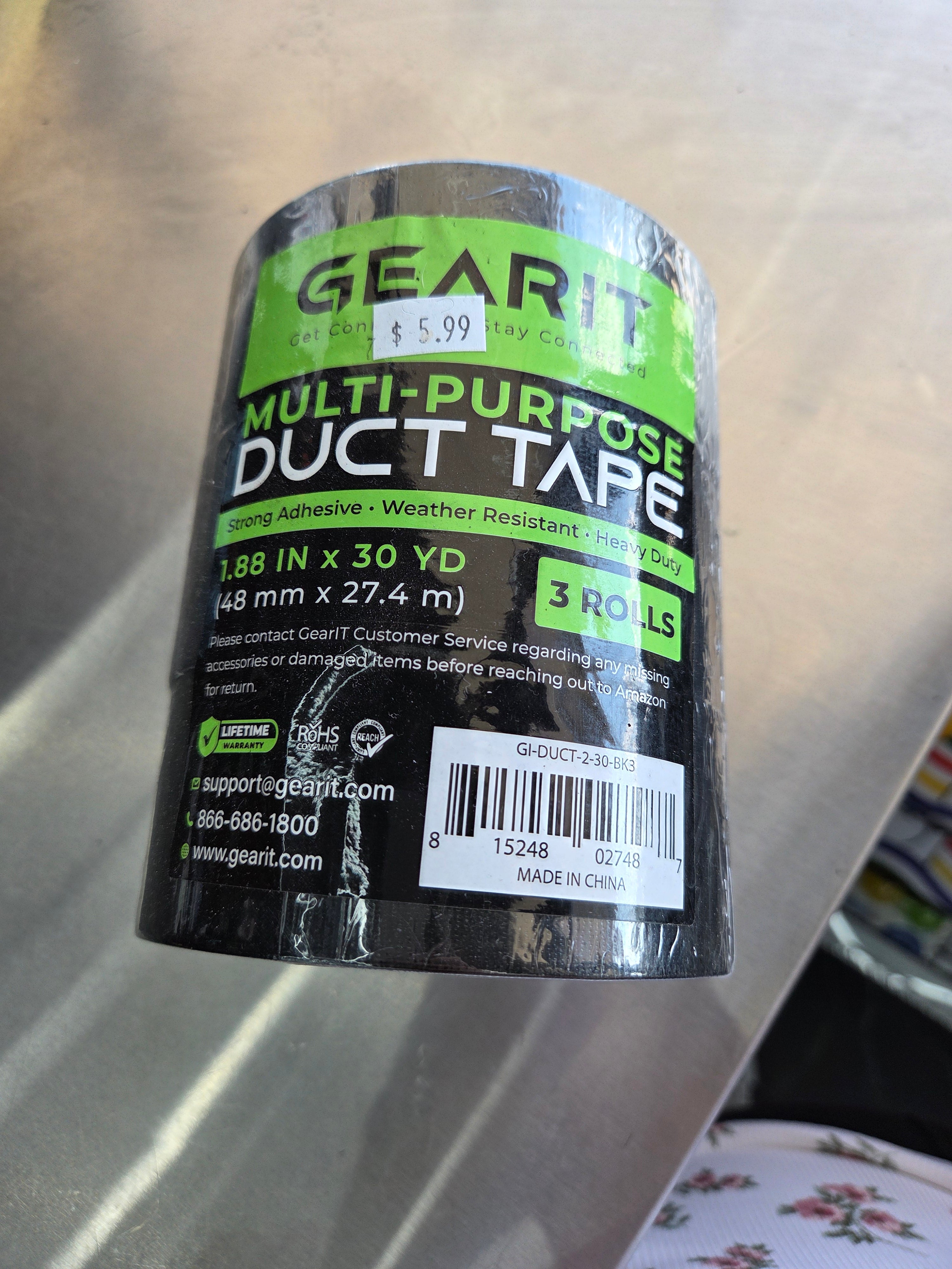 Gear it duct tape