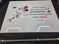 Football canvas printed
